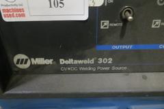 Miller Deltaweld 302 Welder w Miller 24 Speed Constant Wire Feed - ON Boom