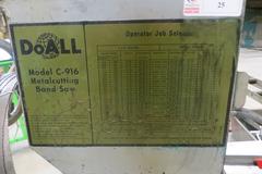 DoAll C-916 Horizontal Band Saw