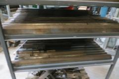 Press Brake Dies - Large Assortment on Cart w Casters