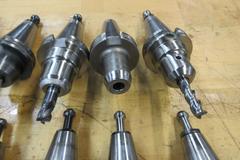CAT40 End Mill Tool Holders (12pcs), Diameters 3/4", 1/2", 3/8", 1/4", 3/16", 1/8"