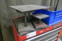 Craftsman Rolling Cart Tool Box w Contents of Clamps, Air Tools AND More