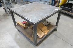 Heavy Duty Table - Portable On Casters