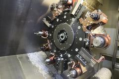 Hardinge GS 200/66 MY CNC Turning Center with Live Milling, 12 Station Turret with Y-Axis, Programmable Tailstock, Parts Catcher, Chip Conveyor