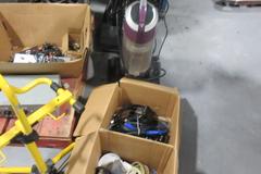Pallet Of Miscellaneous Items - Control Boxes, Vacuums, Electrical Cable Connectors