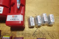 Hass Complete Shell Mill Kit - Shell Mill CAT40 Tool Holders, Various Size Shell Mills, Inserts, Drill Chuck BRAND NEW!