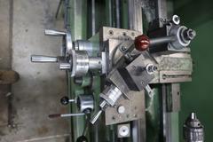 Nardini Model MS1440E Engine Lathe, Tool Post, Tailstock, Steady Rest