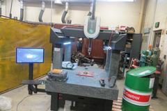 Hexagon 7.10.7 SF Coordinate Measuring Machine with TesaStar-111 Probe Head, 6-Position Styli Rack with assort Styli, Grid Plate and MORE! 