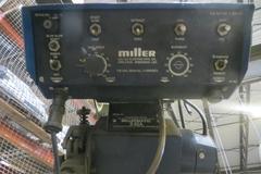 Miller XMT 304 CC/CV Multiprocessor Welder W Miller S52A Continuous Feed On Adjustable Boom