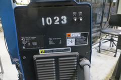 Miller XMT 304 CC/CV Multiprocessor Welder W Miller S52A Continuous Feed On Adjustable Boom