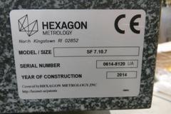 Hexagon 7.10.7 SF Coordinate Measuring Machine with TesaStar-111 Probe Head, 6-Position Styli Rack with assort Styli, Grid Plate and MORE! 