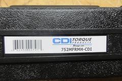 CDI 3/8 Inch Drive Adjustable Click Torque Wrench, Range 5-75 Ft Lbs / 10.2-98.3 Nm (752MFRMH) *New In Case*