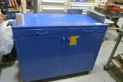 48" x 22" Portable Tool Box, 2 Drawers/Door W Contents