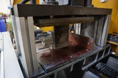 PMI-455 Type A Automatic Circular Upacting Saw, ProFace Control, In-Feed Conveyor,  Powermatic Powertec Collectors