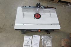 Bosch  Bosch 1617EVS 2.25 HP Electronic Fixed-Base Router, Bosch Portable Jobsite Router Table 26 in. x 16.5 in. Laminated MDF Top
