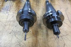 CAT40 End Mill Tool Holders (12pcs), Diameters 3/4", 1/2", 3/8", 1/4", 3/16", 1/8"