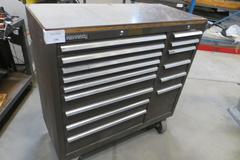Kennedy 15 Drawer Rolling Tooling Cabinet with Contents
