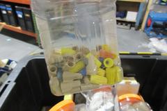 Tote Of Assorted Hardware, Wrenches, Springs & MORE!