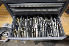 Huot Fractional Stub Drill Index 3 Drawer with Contents