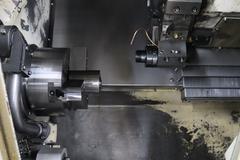 Daewoo Doosan Lynx 220C CNC Turning Center, 8" 3-Jaw Chuck, 12 Station Turret, Parts Catcher, Tool Presetter, Chip Conveyor
