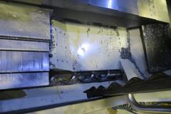 Haas VF-4 CNC Vertical Machining Center, Maincon CNC Control, 4th Drive, 24 ATC, Thru Spindle Coolant, 8100 RPM Gearbox Spindle, New 2013