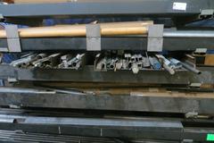 Cantilever Rack, Adjustable w (14) Arms- Large Assortment of Stock