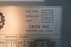 Grob 4V-24 Vertical Band Saw
