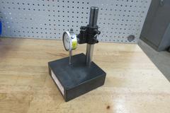 Granite 6"x6" Indicator Stand with Fowler 1" Travel Drop Indicator