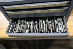 Huot Fractional Drill Index 3 Drawer with Contents