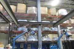 Overhead Shop Crane - Approx 16' X 20' Area with Aero Material Handling 1 Ton Under Slung Bridge Crane, ARO 1 Ton Air Operated Chain Hoist, 102" Under the Hook