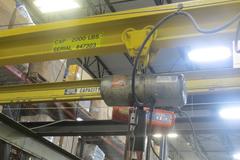 Overhead Shop Crane - Approx 34' X 24' area with (2) Single Girder Underslung Bridges, 1-CM Lodestar 1/2 Ton & 1-Duff Lynx 1/2 Ton Electric Hoists