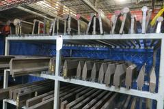 Press Brake Dies - Large Assortment on Storage Cart