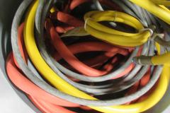 Bucket "O" Hoses - Medium Pressure, Assorted Sizes & Lengths w/ ToughGuy Garbage Can