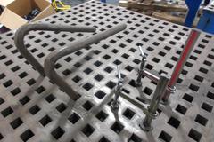 Acorn 5’ x 5’ Welding Table Platen with Adjustable Feet and Assorted Tooling