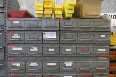 Equipto 84 Drawers w 36 Equito Drawers- Contents Included