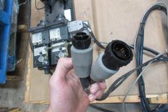 Haas HA2TS Twin Spindle Brushless 5C Indexer with Pneumatic Collet Closers and Pneumatic Tailstocks on Subplate.