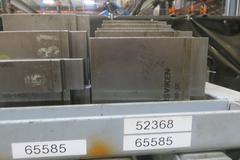 Press Brake Dies on Portable Rack w Contents