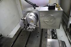 Haas VF-2SS CNC Vertical Machining Center, 12K Spindle, 4th Axis Brushless Drive with SHRT-160H Rotary Table, 24 Station SMTC, Probing, Chip Auger 