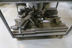 Press Brake Dies - Large Assortment on Cart w Casters