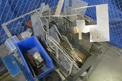 Heavy Duty Cart w Contents, Portable on Casters