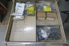 Kennedy 10 Drawer Heavy Duty Storage Cabinet w Contents AND Equipto Index w 18 Drawers AND Contents