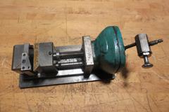 Pneumatic 3" Drill Vise on Steel Mounting Plate