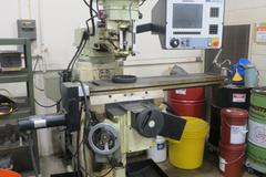 Acer Ultima 4VK CNC Vertical Knee Mill, Centurion 6 CNC Control, 10" x 50" Table, Kurt Power Draw Bar, Servo 140 Power Knee, Acu-Rite Scale on Quill, 