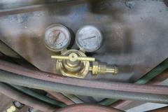 Acetylene Cart w Gauges and Torch