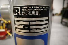 Rosedale H669GP200AL2AVCL-2.0P-B Aluminum Bag Filter Housing (3) 200 Max PSI