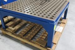 Weldsale Co. 5’ x 5’ Welding Table Platen and Assorted Tooling