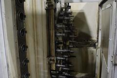 Mazak PFH-4800 CNC Horizontal Machining Center, Mazatrol 640M Control, (2) 400mm Pallets, CT40, 80 ATC,  .001 Degree Index, 2 Station Pallet Changer - NOT CURRENTLY OPERATIONAL