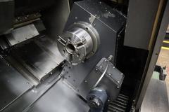 Doosan Puma 2100SY CNC Lathe, Live Milling, Y-Axis, Sub-Spindle, C-Axis Main and Sub, Chip Conveyor, Parts Catcher, Conveyor