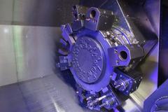 Doosan Puma 2100SY CNC Lathe, Live Milling, Y-Axis, Sub-Spindle, C-Axis Main and Sub, Chip Conveyor, Parts Catcher, Conveyor