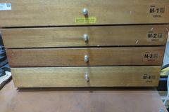 Meyer Pin Gauge Set w M-1, M2- M-3, M-4 Minus - 4 Drawer