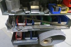  Heavy Duty Storage w (11) Adjustable Shelves w Contents of Dies and MORE!